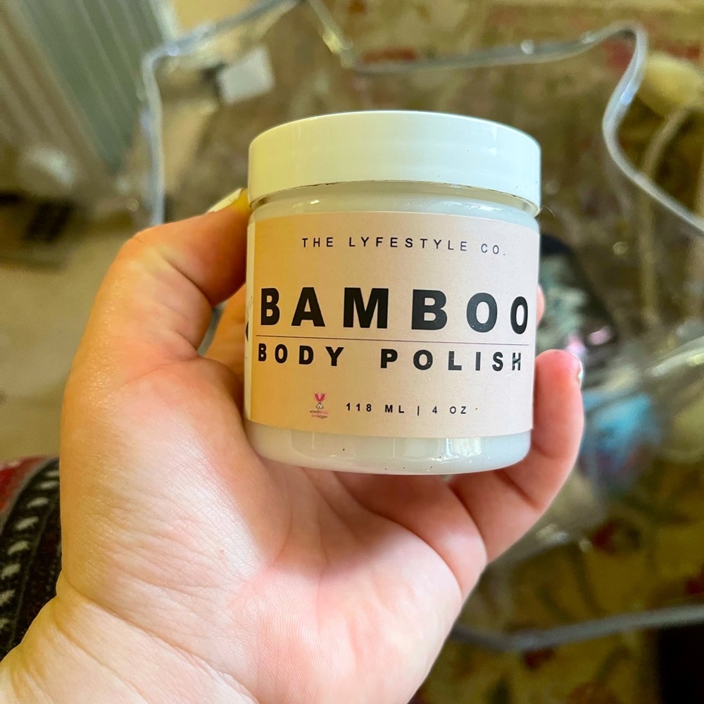 Bamboo body polish